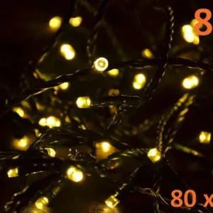 Světelný řetěz 80 LED - teplá bílá Aktuální