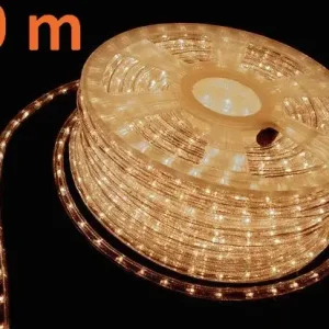 Pásek LED 50 m - 1800 minižárovek - teplá bílá Rychlé Dodání