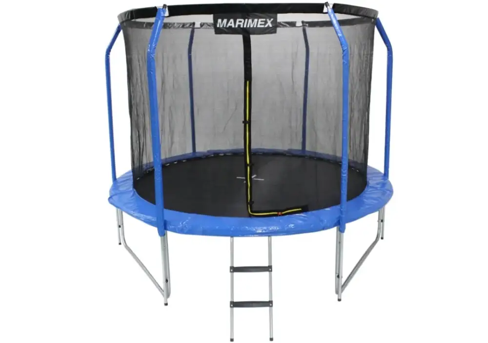 Akce Trampolína MarimexPLUS 244 cm + vnitřní ochranná síť + schůdky ZDARMA