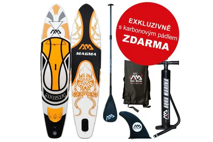 Ihned K Objednání Paddle boardAQUA MARINA MAGMA + karbonové pádlo ZDARMA