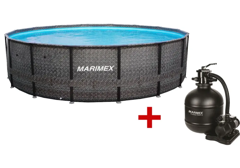 Bazén Marimex Florida Premium 4,88x1,22 m s filtrací - motiv RATAN Časově Omezené