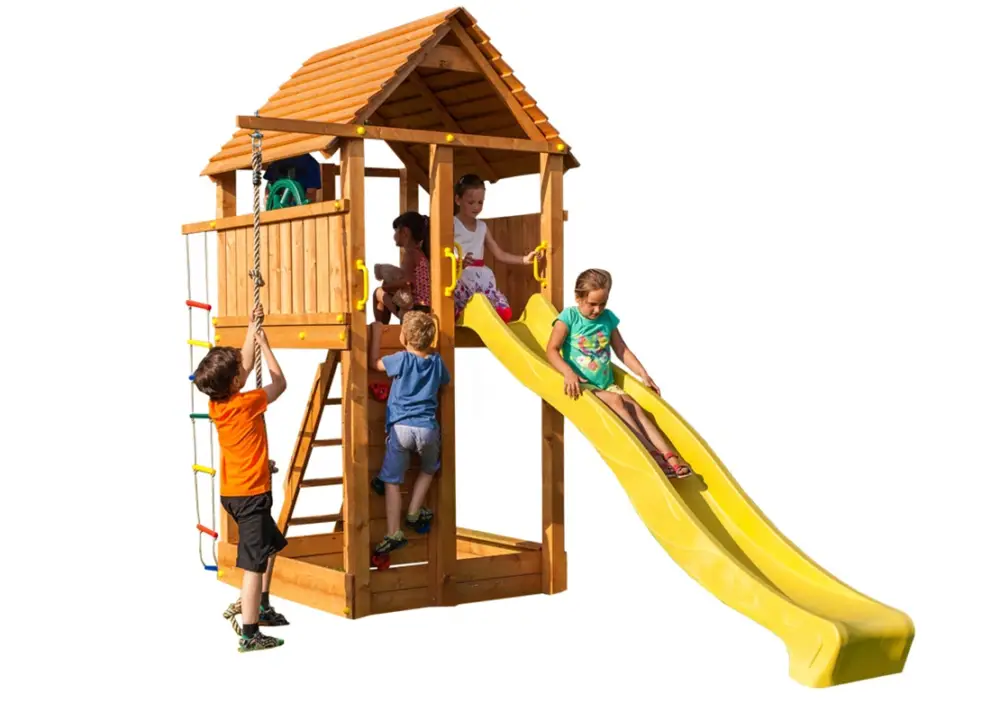 Poslední Šance Dětské hřiště Marimex Play 004 + žlutá skluzavka