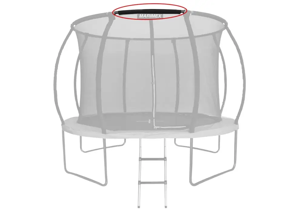 Náhradní tyč obruče pro trampolínu Marimex 457 cm Premium - 125,5 cm Bezpečná Platba