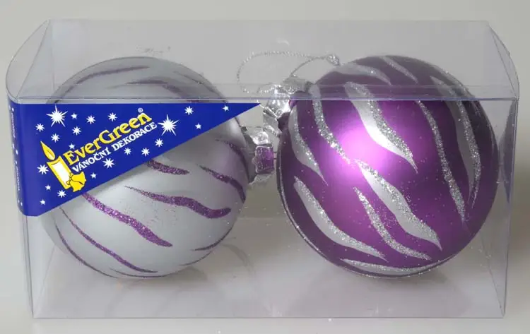 Vánoční koule 8 cm, sada 6 Nejprodávanější