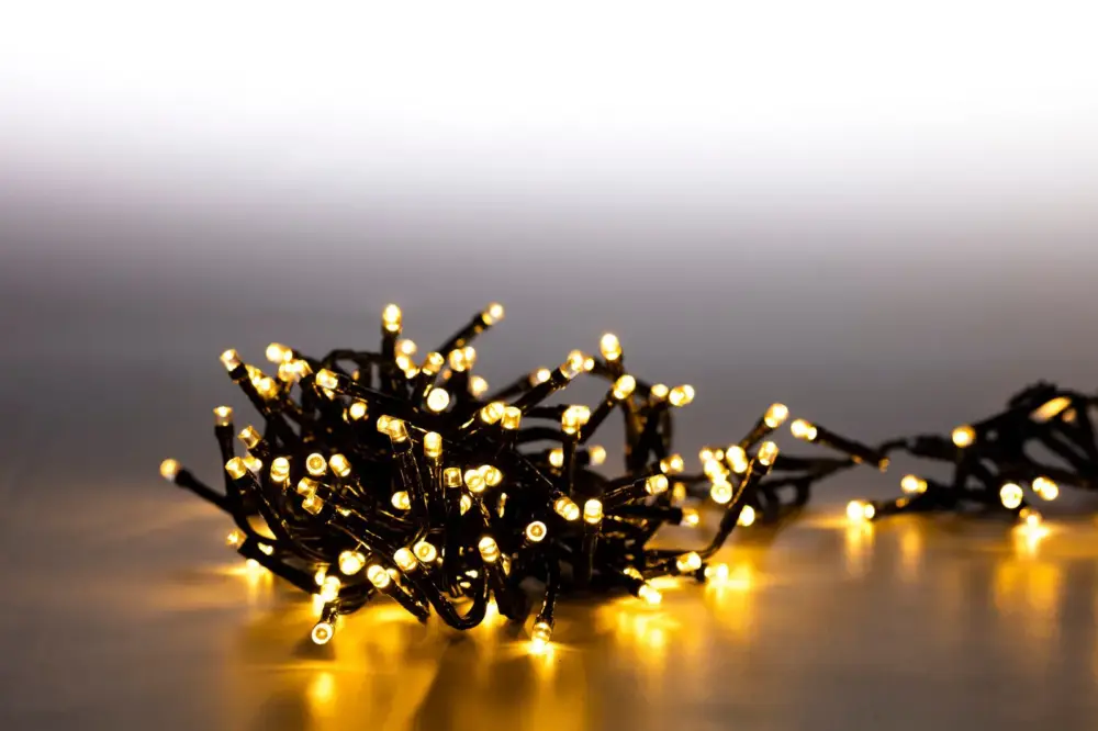 Světelný řetěz 400 LED dvojitý - teplá bílá - sada 2 ks Značkový
