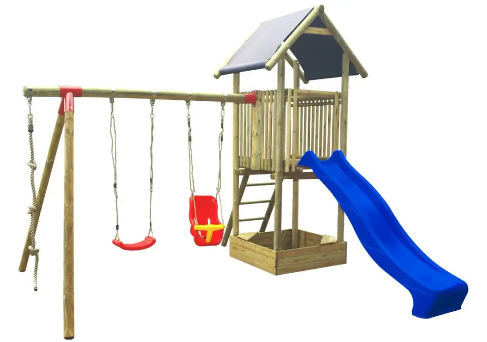 Dětské hřiště Marimex Play Basic 005 + modrá skluzavka Sleva