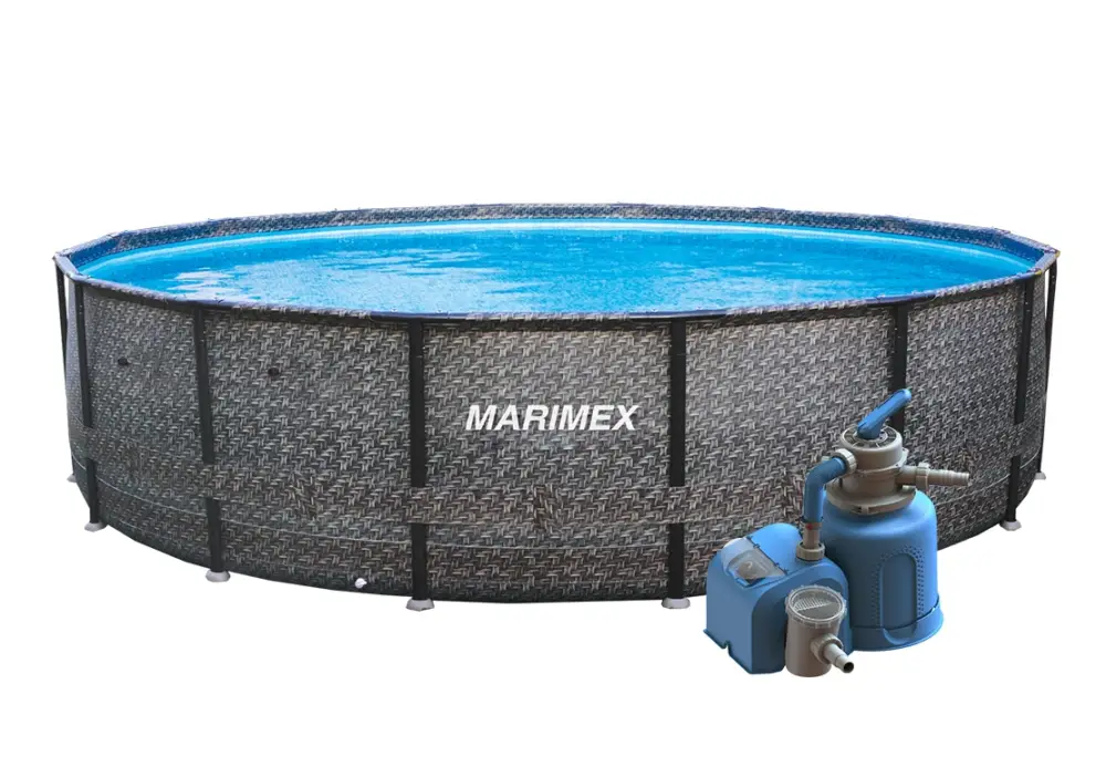 Cenová Bomba Bazén Marimex Florida 4,57x1,32 m s pískovou filtrací - motiv RATAN