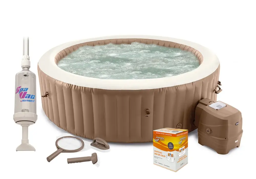 Vířivý bazén Pure Spa Bubble HWS 8 NP + výhodná sada příslušenství Nakupujte Hned