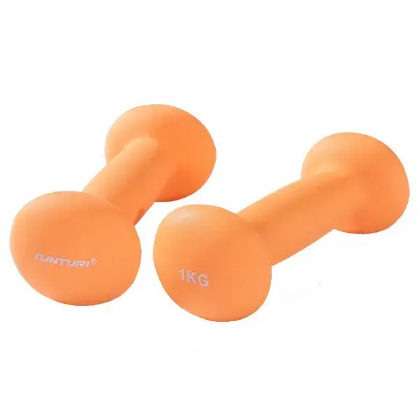 Dokud Zásoby Vydrží Činka neoprén TUNTURI 1 kg, oranžová