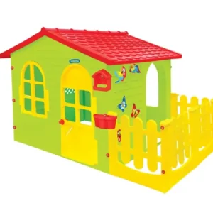 Dětský domeček Mochtoys Garden House s plotem Cenový Hit