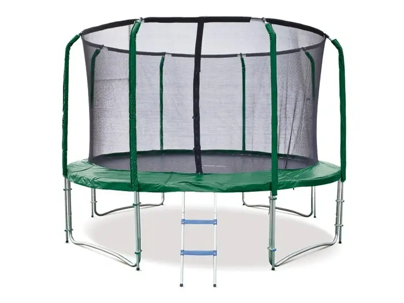 Trampolína Marimex Standard 366 cm zelená + vnitřní ochranná síť + schůdky ZDARMA Autentický