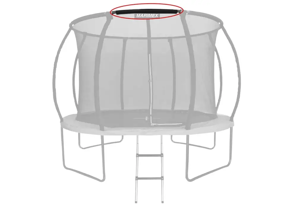 Náhradní tyč obruče pro trampolínu Marimex 396 cm Premium - 140,7 cm Horká Nabídka