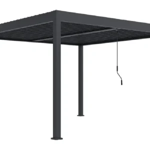 Bezpečná Platba Bioklimatická pergola INTRO DUO 4x4 m, hliník - volně stojící