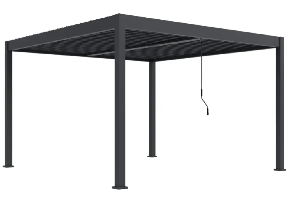 Bezpečná Platba Bioklimatická pergola INTRO DUO 4x4 m, hliník - volně stojící