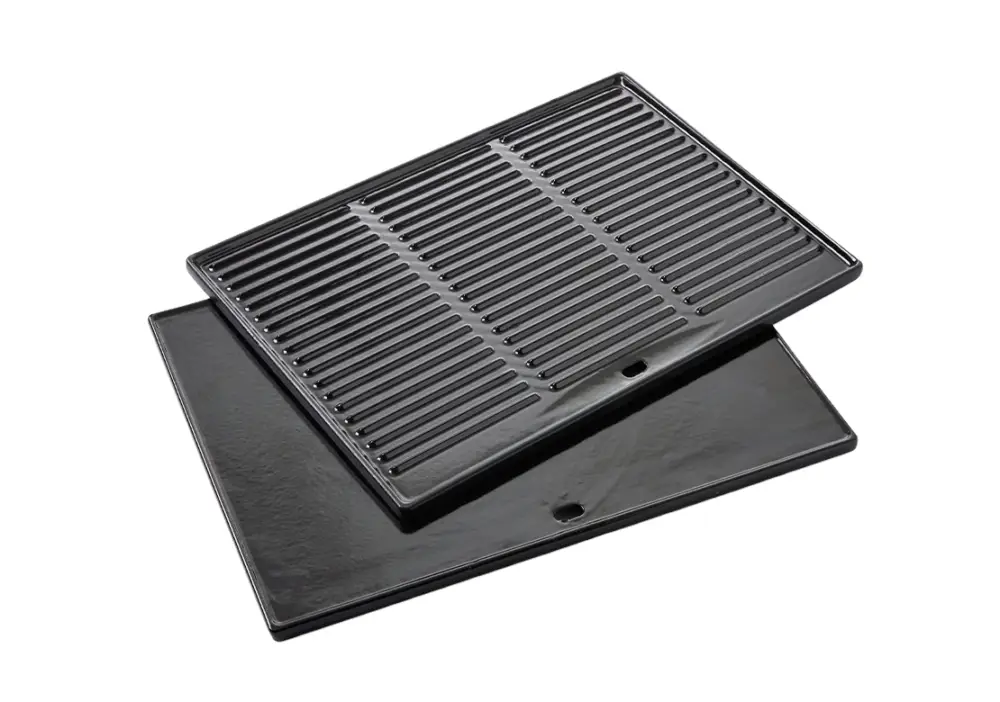 Vrácení Zdarma Smaltovaná litinová grilovací deska Barbecook Dynamic, černá
