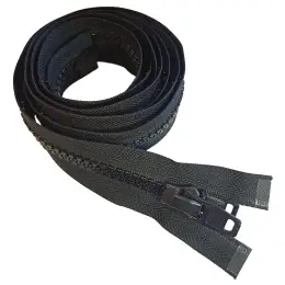 Odeslání Ihned Zip YKK kostěný , černý - délka 200 cm