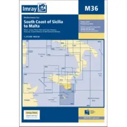Mapa M36 South Coast of Sicilia to Malta Vrácení Zdarma