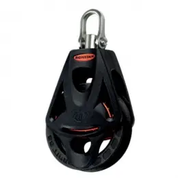 Kladka s obrtlíkem RF45110 Single, becket, swivel head Oblíbený