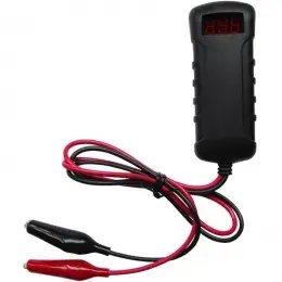 Aktuální Měřák baterie, LED, 5-30 V, koncovky banánky