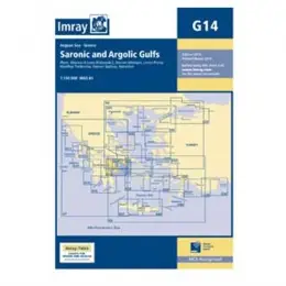 Expresní Doručení Mapa G14 Saronic and Argolic Gulfs