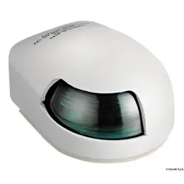 Světlo poziční 112,5° zelené, 80x58x38v, bílý plast Značkový