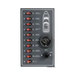 Speciální Cena Panel vypínačů s voltmetrem, 270x160mm