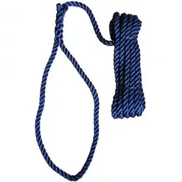 Novinka Malaga/Lirolen, záplet-oko, pr. 10 mm - délka 6 m, navyblue