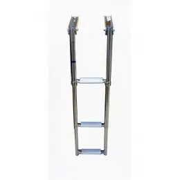 Akční Nabídka Žebřík trojstupňový teleskopický nerez,š.20cm