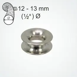 Super Cena Očko kluzné Clamcleat Titanium Thimble pro lano 12-13mm