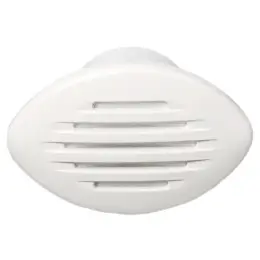 Klakson 12V s bílým krytem, 130x85mm Oblíbený